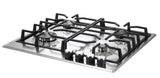 Verona 24" Designer Gas Cooktop-Brass Burners SS