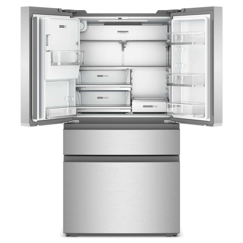 Whirlpool® 36-inch True Counter Depth 4-Door French Door Refrigerator with Nugget Ice - 22 cu. ft.