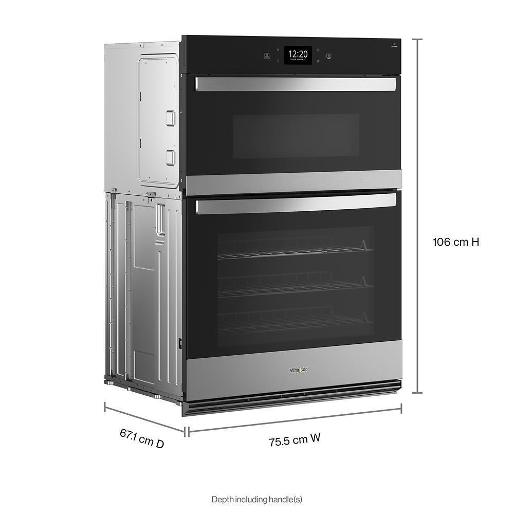 6.4 Cu. Ft. Wall Oven Microwave Combo with Air Fry
