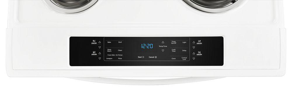 4.8 cu. ft. Guided Electric Front Control Coil Range