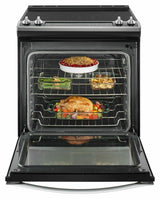 6.4 Cu. Ft. Slide-In Electric Range with True Convection - Stainless Steel