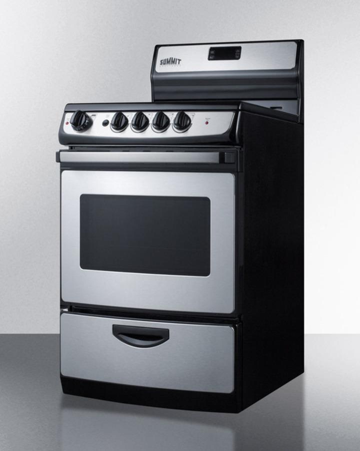 24" Wide Electric Smooth-top Range