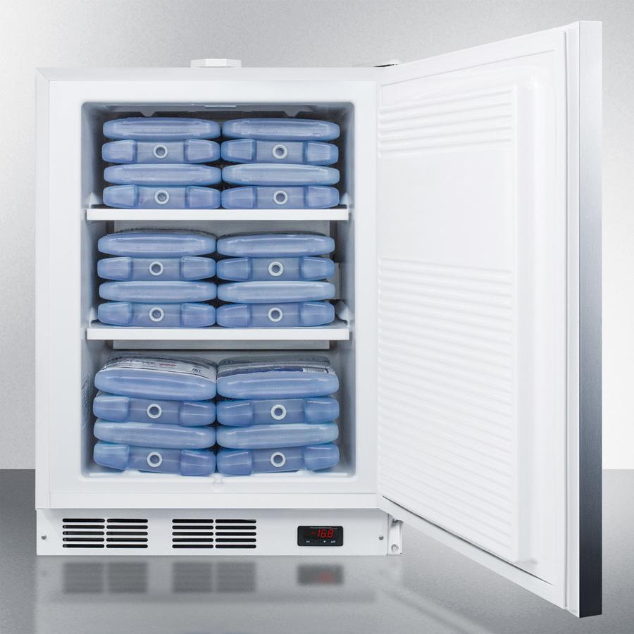 24" Wide Built-in All-freezer, ADA Compliant