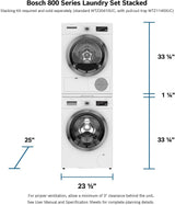 800 Series Compact Condensation Dryer WTG865H4UC