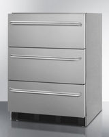 24" Wide 3-drawer All-refrigerator