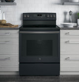 GE® 30" Free-Standing Electric Convection Range