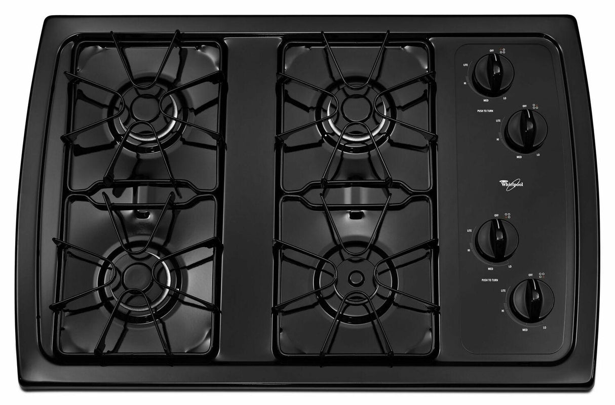 30-inch Gas Cooktop with 5,000 BTU AccuSimmer® Burner - Black