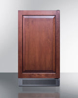 18" Wide Clear Icemaker, ADA Compliant (panel Not Included)