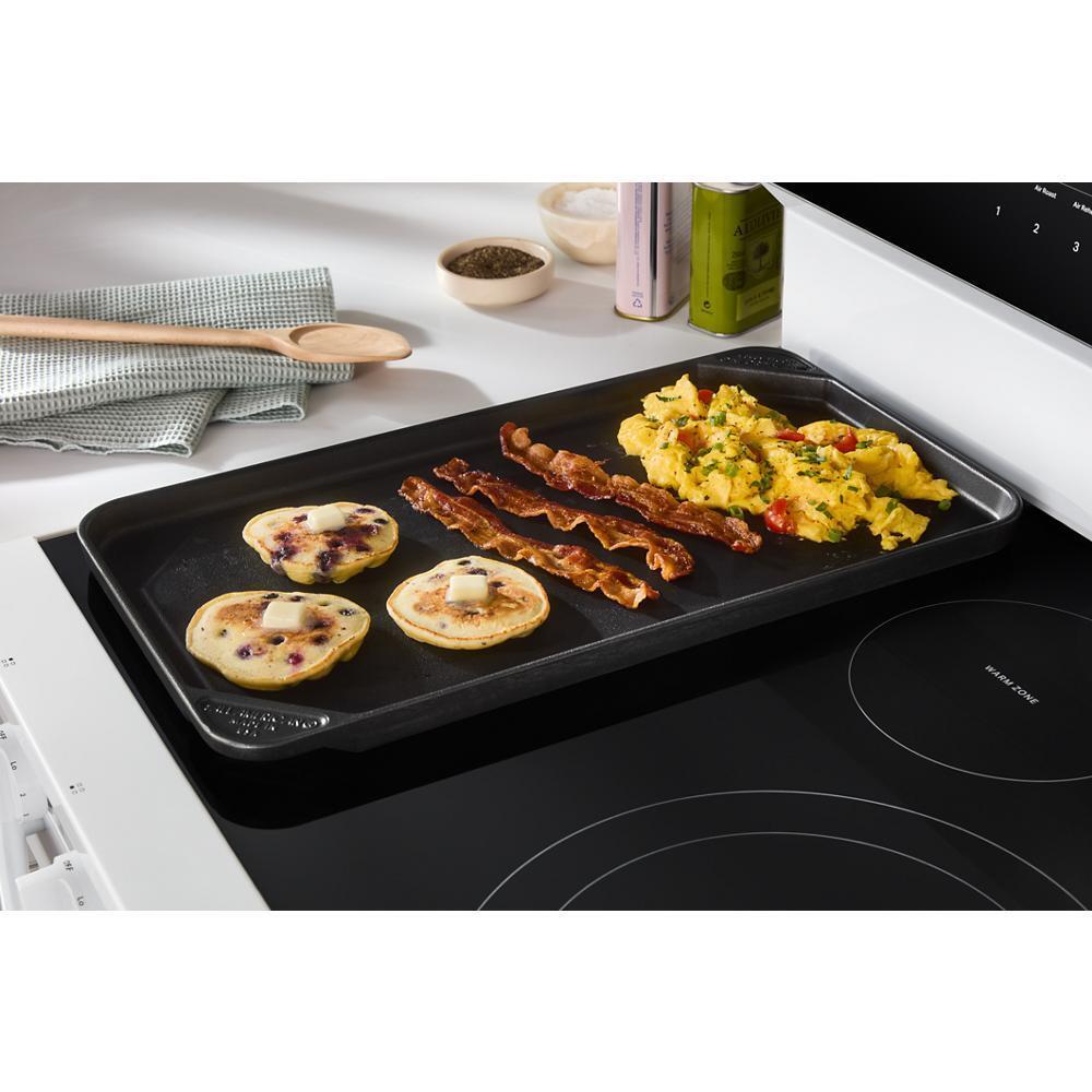 30-inch Electric Smart Range with Air Cooking Technology, No Preheat Air Fry, High Speed Preheat Oven, WipeClean™ Coating, and Steam/Self Clean