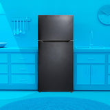 Element Electronics 14.2 cu. ft. Top Freezer Refrigerator - Black, ENERGY STAR (ERT14CSCB)