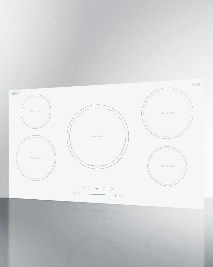36" Wide 208-240v 5-zone Induction Cooktop