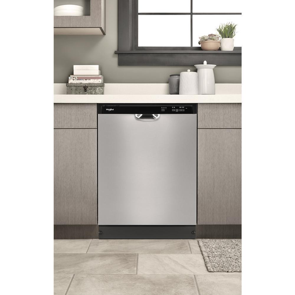 Quiet Dishwasher with Heated Dry and Factory-Installed Power Cord