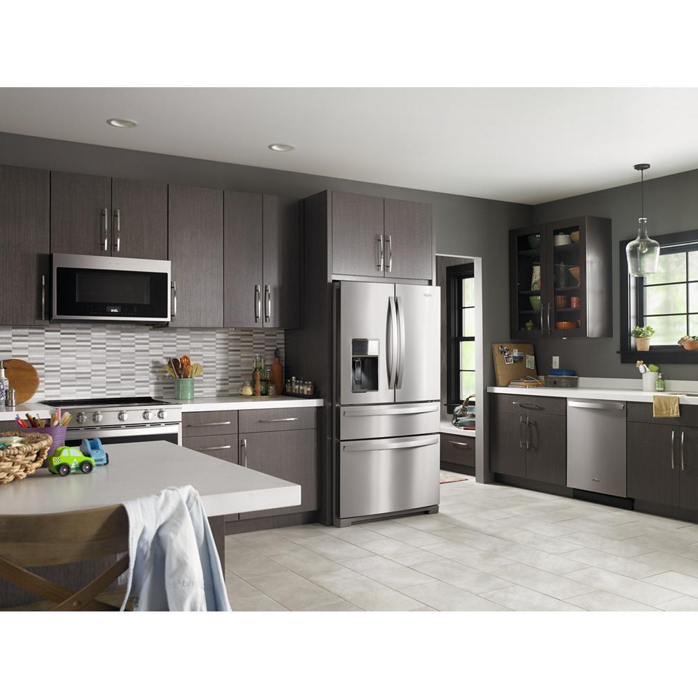 36-inch Wide 4-Door Refrigerator with Exterior Drawer - 26 cu. ft.