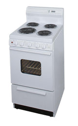 20 in. Freestanding Electric Range in White