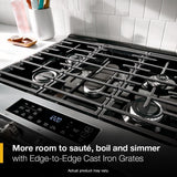 30-inch Gas Smart Range with Air Cooking Technology and Steam Clean