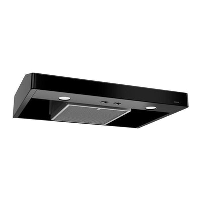 Tenaya 36-inch 250 CFM Black Under-Cabinet Range Hood with light