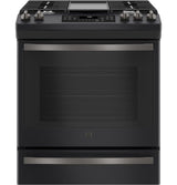GE® 30" Slide-In Front-Control Convection Gas Range
