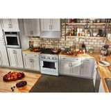 KitchenAid® 30'' Smart Commercial-Style Dual Fuel Range with 4 Burners