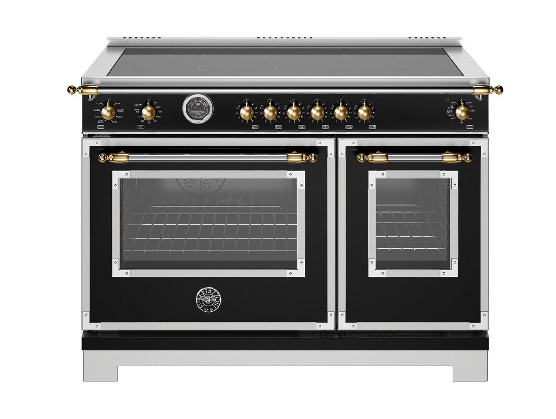 48" Heritage Series range - Electric self clean oven - 6 induction zones