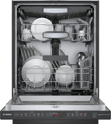 800 Series Dishwasher 24" Black stainless steel