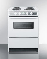 24" Wide Electric Coil Top Range