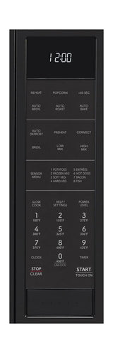 Sharp 1.5 cu. ft. 900W Black Convection Countertop Microwave Oven