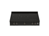36" 5 Induction Zones Rangetop Carbonio Carbonio