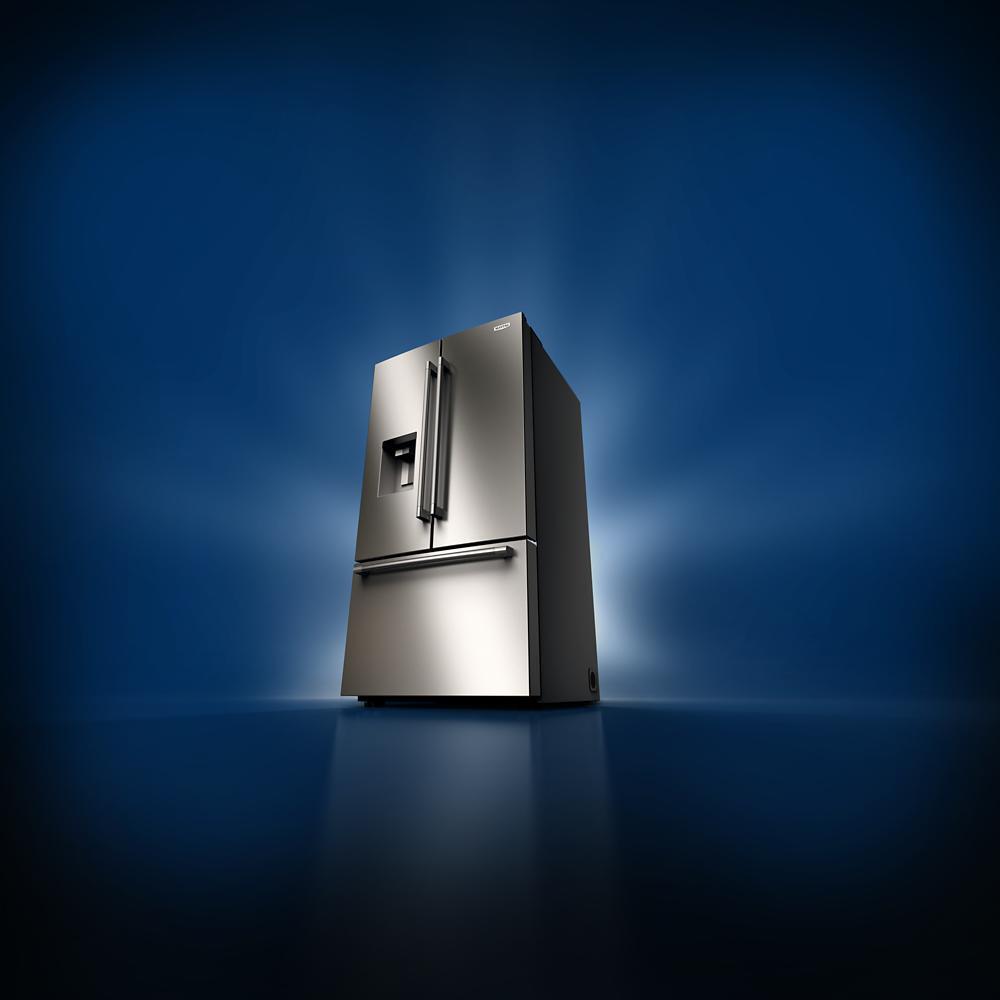 Maytag® 30 Cu. Ft. XL Capacity French Door Bottom Mount Refrigerator with In-Door-Ice® Dispensing System