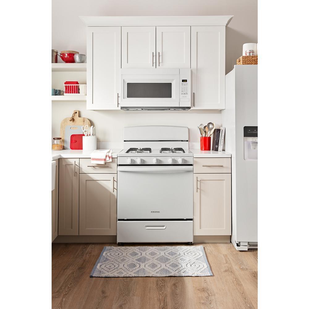 Amana® 30-inch Gas Range with Easy-Clean Glass Door