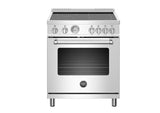 30 inch Induction Range, 4 Heating Zones, Electric Oven Stainless Steel