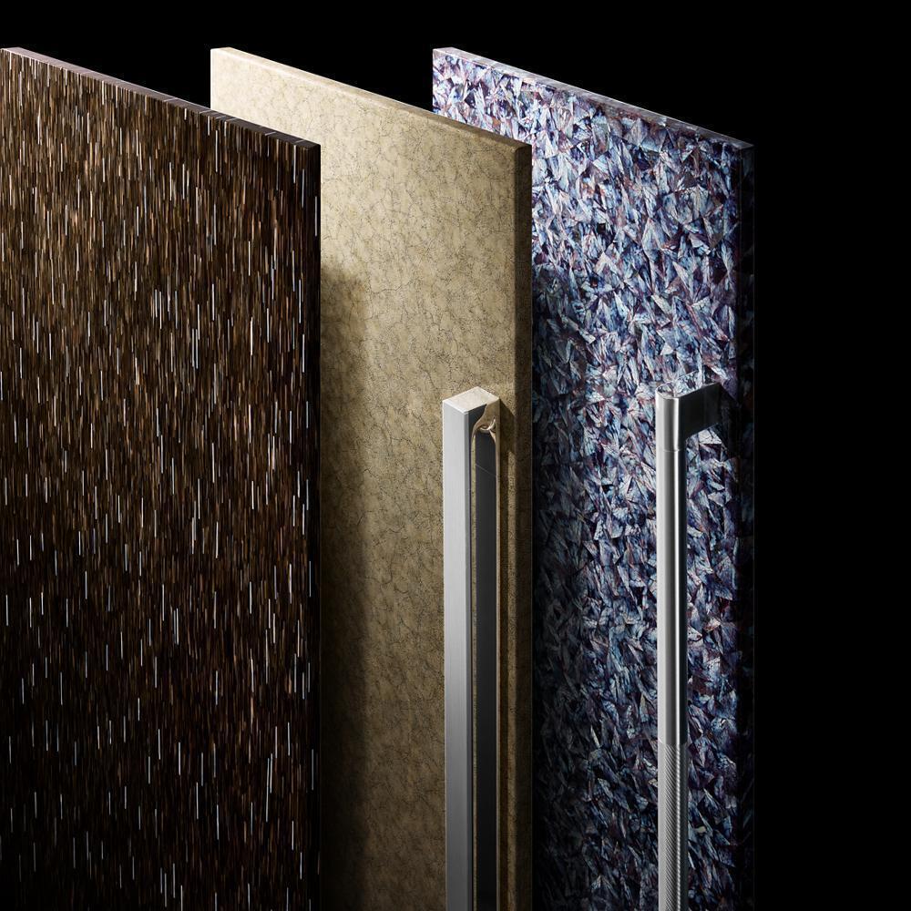 18" Elements Collection Eggshell Crackle Sepia Custom Column Panel