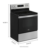 5.3 cu. ft. Whirlpool® electric range with Frozen Bake™ technology