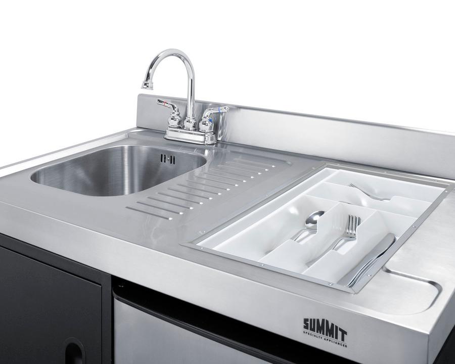 63" Wide All-in-one Kitchenette With Gas Range