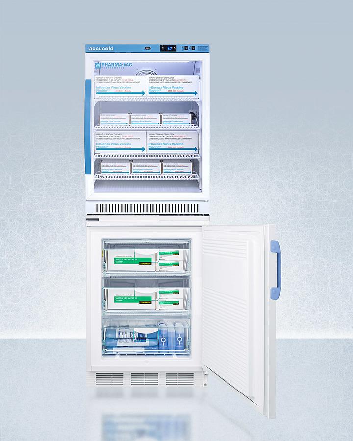 24" Wide All-refrigerator/all-freezer Combination