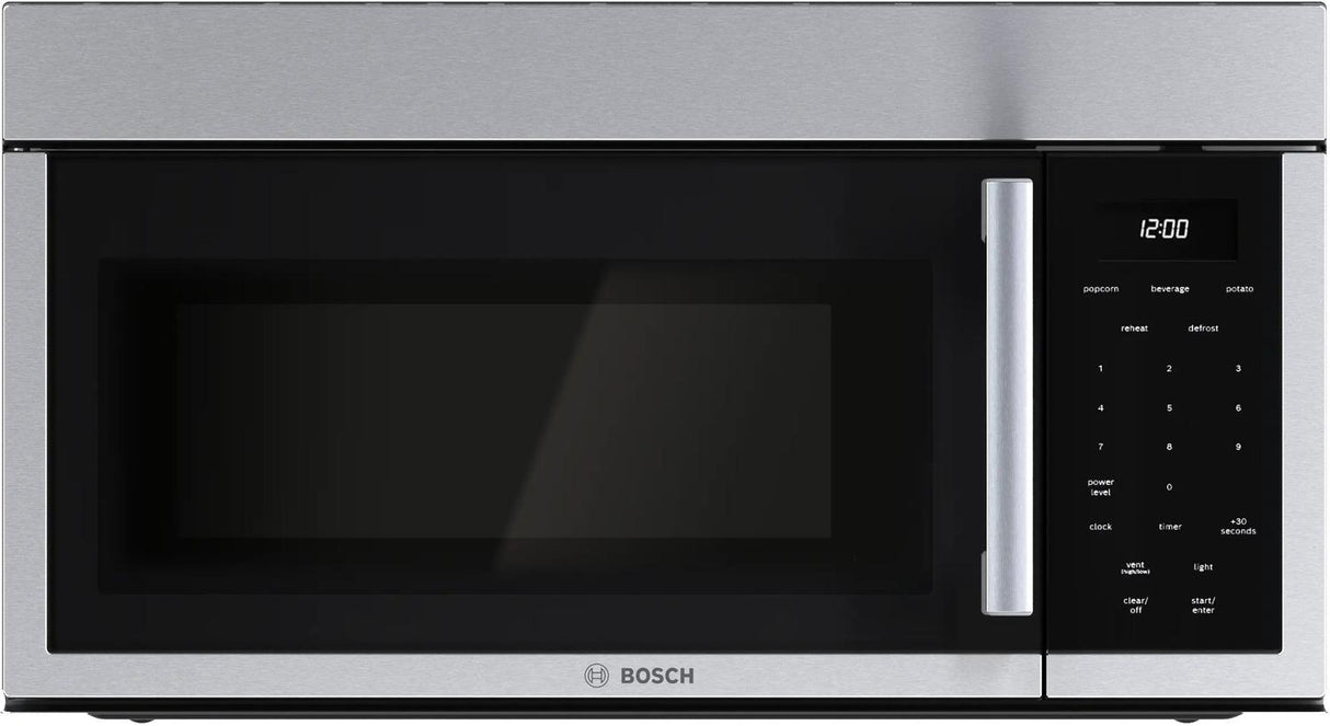 300 Series, Over-The-Range Microwave, 30'', Door Hinge: left, Stainless steel