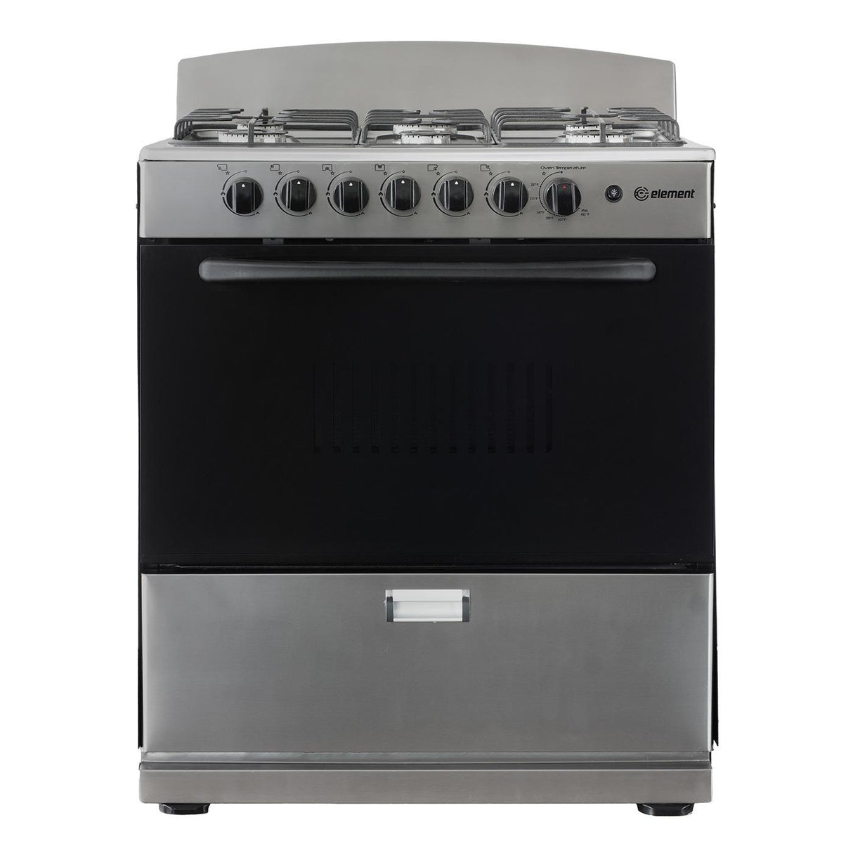 Element Electronics 4.0 cu. ft. 30", 6-Burner Gas Range (EEGR3A6MCCS)