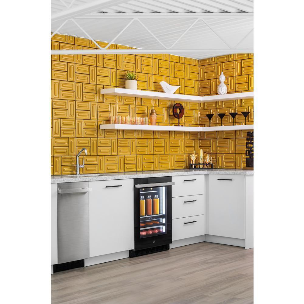 NOIR™ 24" Built-In Undercounter Beverage Center - Left Swing