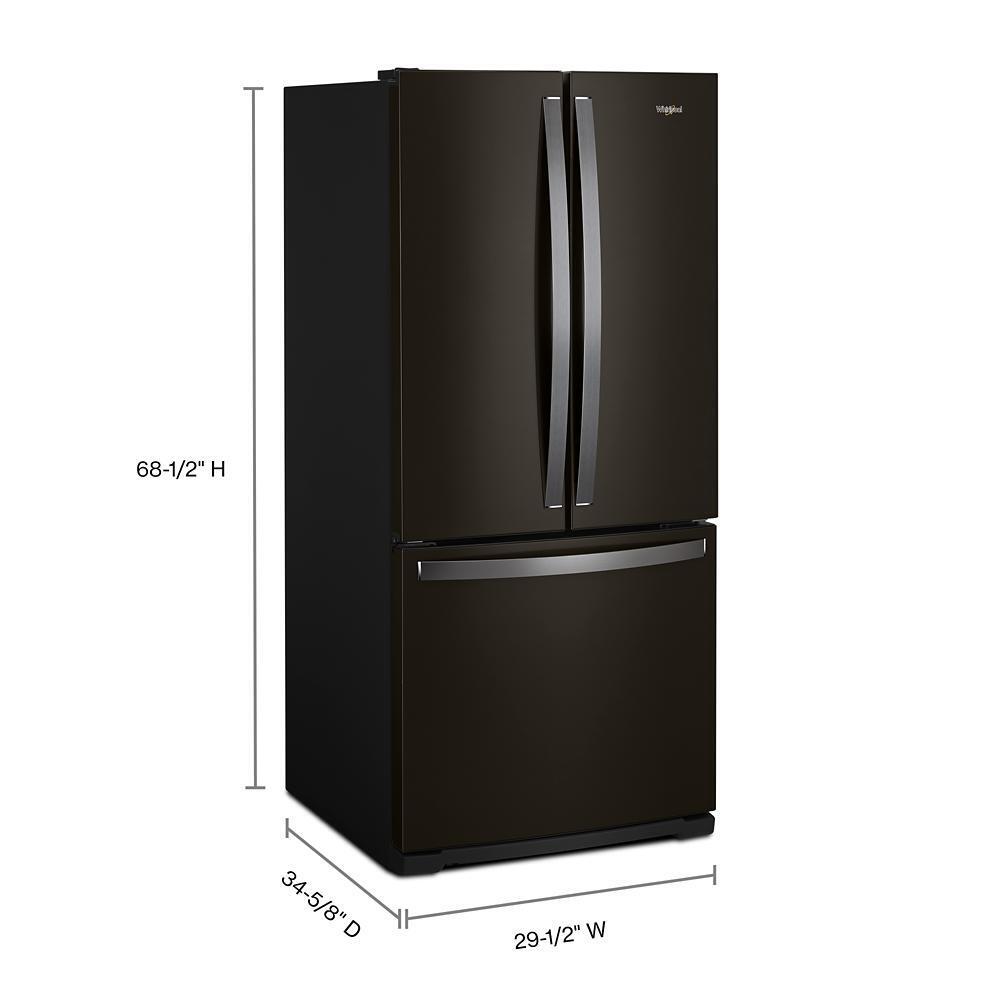 30-inch Wide French Door Refrigerator - 20 cu. ft.
