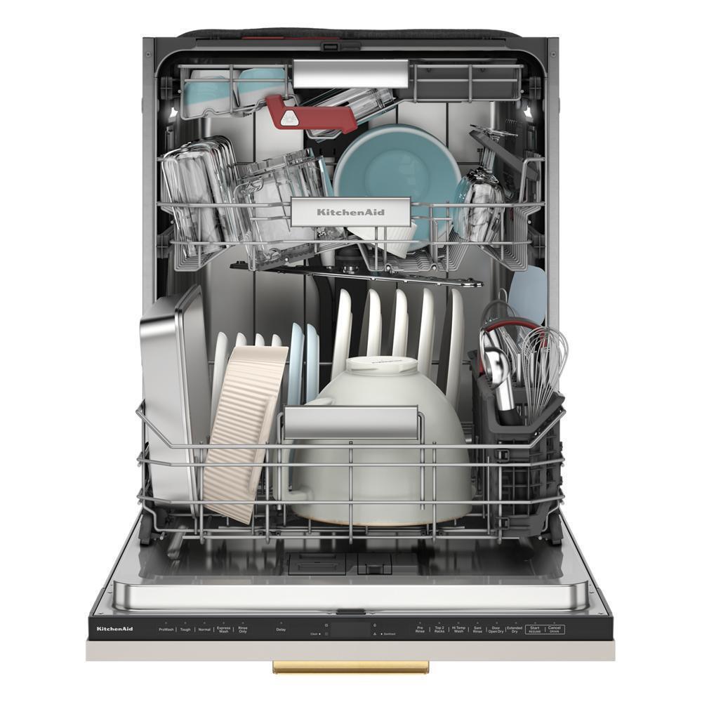 39 dBA Panel-Ready Flush-to-cabinet Dishwasher with FreeFlex™ Fit Third Level Rack