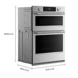 30-inch Smart Electric Combo Wall Oven with Intelligent Cooking Camera - PrintShield™ Finish