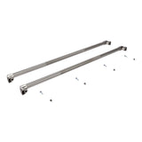 Refrigerator Pro-Style Handle Kit for Built-In, Non-Dispensing Side-by-Side Models with Wood Panels - Stainless Steel