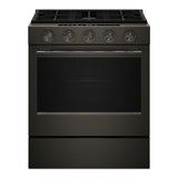 5.0 Cu. Ft. Smart Slide-in Gas Range with Convection Cooking Modes and 2-in-1 Burner