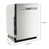 24 Top Control Dishwasher with Dual Power Filtration, PowerBlast® Cycle and 3rd Level Rack - 47 dBA