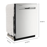 24 Top Control Dishwasher with Dual Power Filtration, PowerBlast® Cycle and 3rd Level Rack - 47 dBA