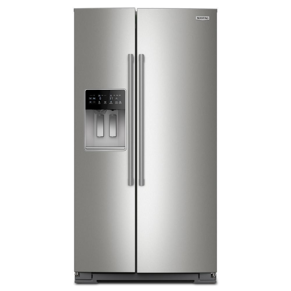 36-inch Wide Full-Depth Side-by-Side Refrigerator with Arctic Blue Interior - 28.7 Cu. Ft.