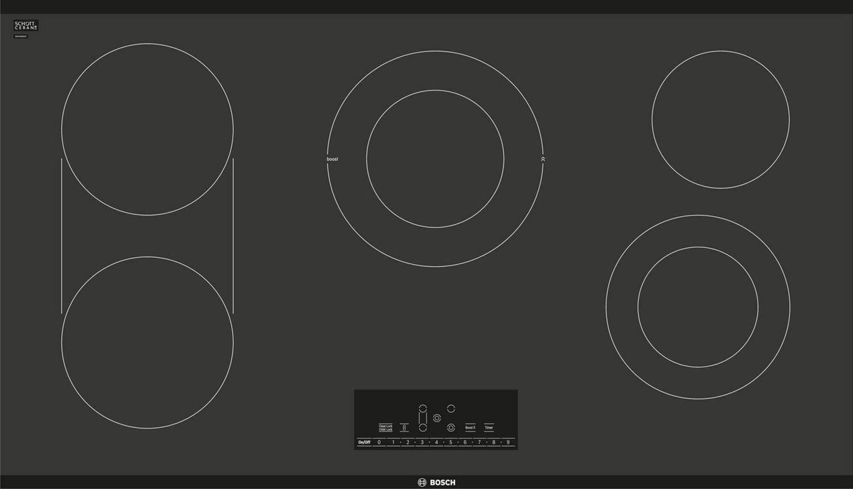 800 Series 36" Electric Cooktop