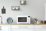 Sharp 1.5 cu. ft. 900W White Convection Countertop Microwave Oven