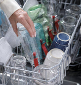 GE® Top Control with Stainless Steel Interior Dishwasher with Sanitize Cycle & Dry Boost with Fan Assist