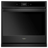 5.0 cu. ft. Smart Single Wall Oven with True Convection Cooking - Black
