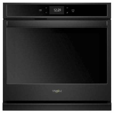 5.0 cu. ft. Smart Single Wall Oven with True Convection Cooking - Black